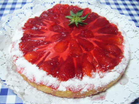 Tarta de fresas